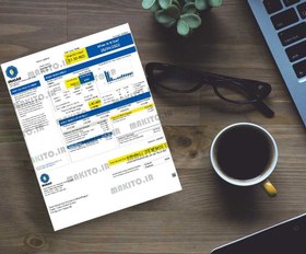 تصویر فایل قابل ویرایش قبض گاز امارات نسخه جدید 2024 (Dugas Company) 