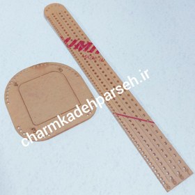 تصویر خط کش نشانه و شابلون گرد - شابلون گرد 