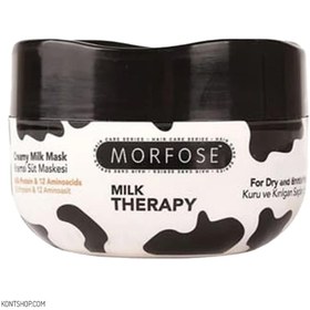 تصویر ماسک مو میلک تراپی مورفوس Morfose Milk Therapy Creamy Milk Mask