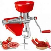 تصویر چرخ گوشت دستگاه رب گوجه فرنگی خانگی با دسته روتاری آلومینیومی ضد زنگ اورجینال Genel Markalar 