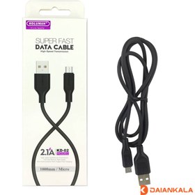 تصویر کابل تبدیل USB به Type-C کلومن مدل KD-02 طول 1 متر Koluman KD-02 USB To Type-C Cable 1M