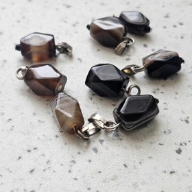 تصویر آویز عقیق سلیمانی onyx pendant
