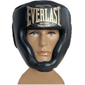 تصویر کلاه بوکس چرم فک دار طرح اورلست 