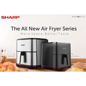 تصویر سرخکن شارپ مدل KF-AF50RT-K3 Sharp KF-AF50RT-K3 oil-free fryer