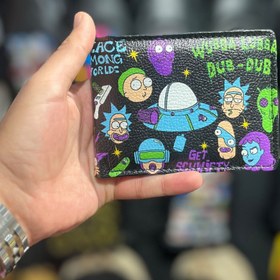 تصویر کیف پول چاپی Rick and Morty 