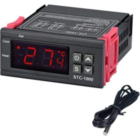 تصویر ترموستات صنعتی دیجیتال STC-1000 