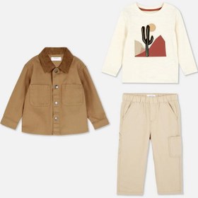 تصویر ست 3 تیکه پسرانه برند primark 