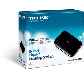 تصویر سوییچ تی پی لینک مدل TL SG1005D Switch TP LINK TL SG1005D 5 Port