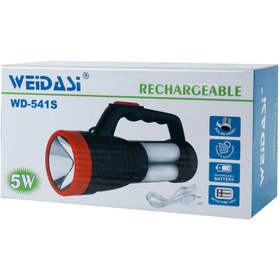 تصویر چراغ قوه شارژی خورشیدی ویداسی Weidasi WD-541S Weidasi WD-541S Flashlight