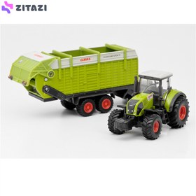 تصویر ماشین بازی سیکو - اسباب بازی مدل Tractor with Trailer 
