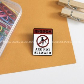تصویر پین متنی demogorgons are not allowed - کد108 