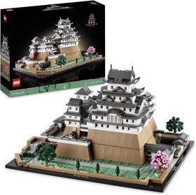 تصویر لگو سری معماری مدل قلعه تاریخی هیمجی ژاپن ۲۱۰۶۰ - LEGO Architecture Architectural Landmarks Collection, Himeji Castle 21060 ۲۱۲۵ قطعه