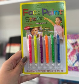 تصویر رنگ گریم صورت 