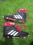 تصویر کفش کشتی آدیداس ساقدار مشکی فقط سلیز ۴۴ یک عدد مانده با تخفیف ویژه 