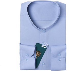 تصویر پیراهن دیپلمات آبی 