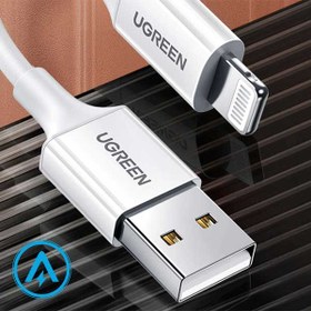 تصویر کابل USB به لایتنینگ یوگرین 1 متری مدل Ugreen US155 