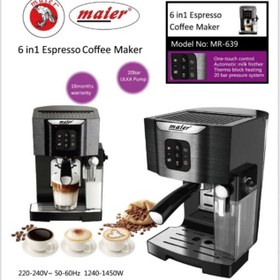 تصویر اسپرسوساز مایر مدل MR-639 maeir MR-639 Espresso maker