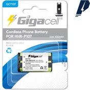 تصویر باتری تلفن بی سیم Panasonic P107 