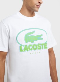 تصویر تی‌شرت گرافیکی برند Lacoste Graphic T-Shirt