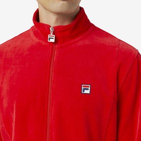 تصویر سویشرت ورزشی مردانه فیلا Fila Sport O-Fit Velour Sweatshirt قرمز 