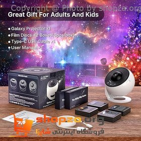 تصویر ویدئو پروژکتور کهکشانی راه شیری مدل BL-DQY02 Planetarium Star Projector, Galaxy Projector