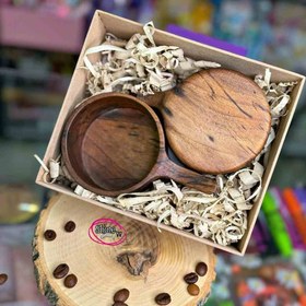 تصویر لیوان چوبی کوکسا 