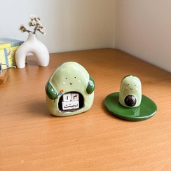 تصویر ست تقویم و جاعودی سرامیکی 