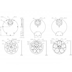 تصویر چرخ فیلتر QHY مدل QHYCFW3-M-US 