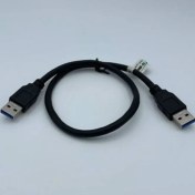 تصویر کابل‌ USB-A 3.0 به USB-A 3.0 دی نت طول 50 سانتیمتر D-Net USB-A 3.0 / USB-A 3.0 5Gb/s cable 50cm - black