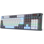 تصویر صفحه کلید باسیم ردراگون مدل CAESURA K718GB-R • سوئیچ قرمز REDRAGON CAESURA K718GB-R Wired Mechanical Gaming Keyboard - Red Switches