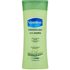 تصویر کرم بدن اورجینال برند Vaseline مدل Aloe Vera Soothe 400 ml کد 56529521 