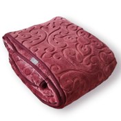 تصویر پتو گلبافت دونفره طرح برجسته (سرمه ای) کد GB248111 