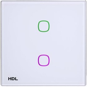 تصویر کلید هوشمند لمسی HDL iTouch Series 2 Buttons Touch Panel EU 