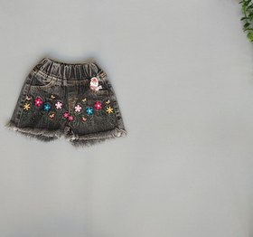 تصویر شلوارک لی گلدوزی 1005 