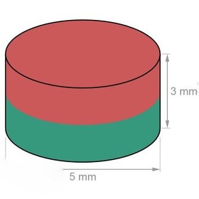 تصویر آهنربا N35 5 3 آهنربا N35 5 3