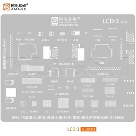 تصویر شابلون السیدی آیفون برند AMAOE LCD: 