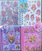 تصویر دفترچه یادداشت آکواریومی ۱۰ عددی حاشیه دار 