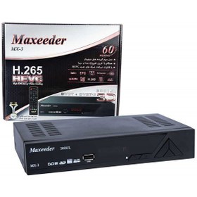 تصویر گیرنده دیجیتال مکسیدر Settop Box Maxeeder MX3-3001 DVB-T2 