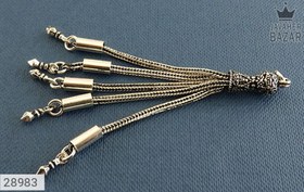 تصویر کرکوش نقره پنج رشته ای کد 28983 