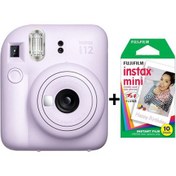 تصویر دوربین عکاسی چاپ سریع اینستکس مینی 12 فوجی فیلم Fujifilm Instax Mini 12 Purple + Film10 