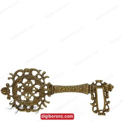 تصویر جاکلیدی برنجی برنزی مدل کلید key keychain