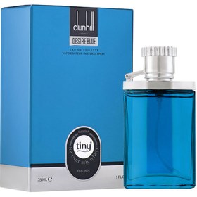 تصویر عطر جیبی مردانه مدل Desire Blue حجم 35 میل النترا تاینی 