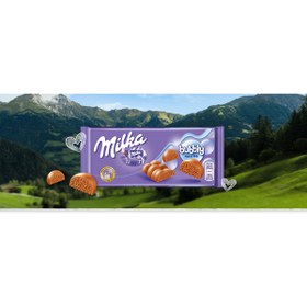 تصویر Milka شکلات شیری بابلی 90 گرمی میلکا 