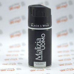 تصویر اسپری بدن مالیزیا Malizia مدل Black & Wild 