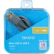 تصویر Beyond USB to Type-C Data-Charging Cable BUM-301 18MGarantee 1Meter 