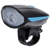 تصویر چراغ جلو دوچرخه ۲۵۰ لومن شارژی بوقدار 7588 Prestigious 250 lumen rechargeable bicycle headlight 7588