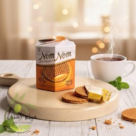 تصویر وافل عسلی 9 عددی 