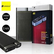 تصویر پاوربانک 20000 میلی آمپر پوریدا Puridea X02 Power Bank با روکش چرمی 