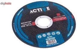 تصویر صفحه سنگ برش استیل اکتیو تولز مدل AC51151 Active AC51151 Abrasive Cutting Disc