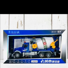 تصویر اسباب بازی مدل ماشین میکسر طرح دودزا باطری خور سرعتی کد 811-1 